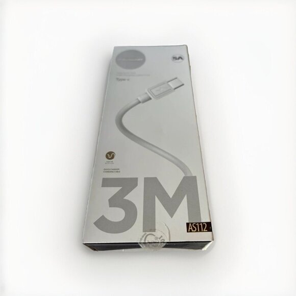 Type C Phone Charging Cord Data Sync Fast USB Charging Cable Cord 3M Long - Picture 4 of 4